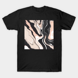 Abstract liquid paint T-Shirt